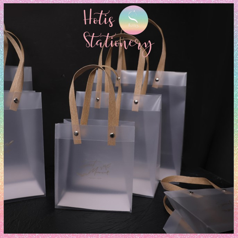 [HOTIS] Túi nhựa trong suốt đựng quà tặng, mỹ phẩm xinh xắn