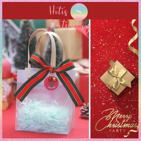 [HOTIS] Full combo 6 món túi đựng quà tặng Giáng Sinh 2023