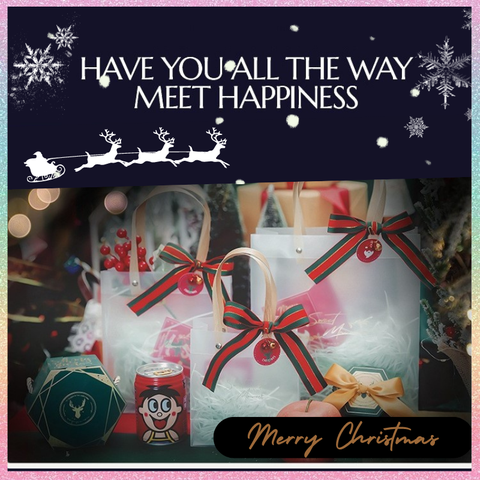 [HOTIS] Full combo 6 món túi đựng quà tặng Giáng Sinh 2023