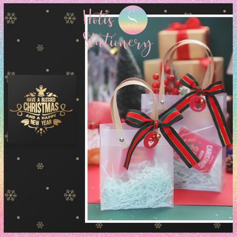 [HOTIS] Full combo 6 món túi đựng quà tặng Giáng Sinh 2023