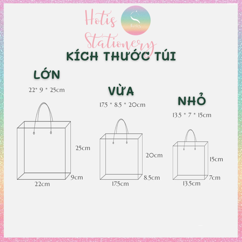 [HOTIS] Full combo 6 món túi đựng quà tặng Giáng Sinh 2023