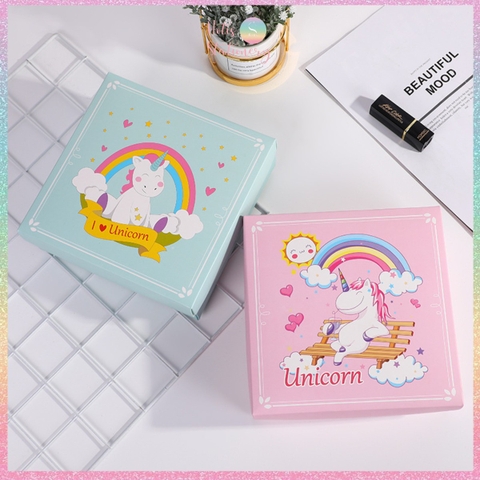 [HOTIS] 14 mẫu - Set Hộp đựng quà tự gấp kèm Túi giấy tiện lợi tiết kiệm hơn KT 20x20x6cm