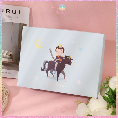 [HOTIS] 5 mẫu - Set Hộp đựng quà tự gấp kèm Túi giấy tiện lợi tiết kiệm hơn, dáng hộp chữ nhật