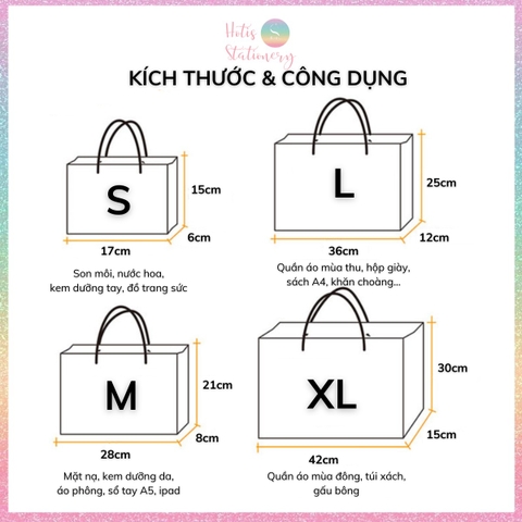 [HOTIS] Túi giấy đựng quà tặng hình cô gái thanh lịch có quai xách