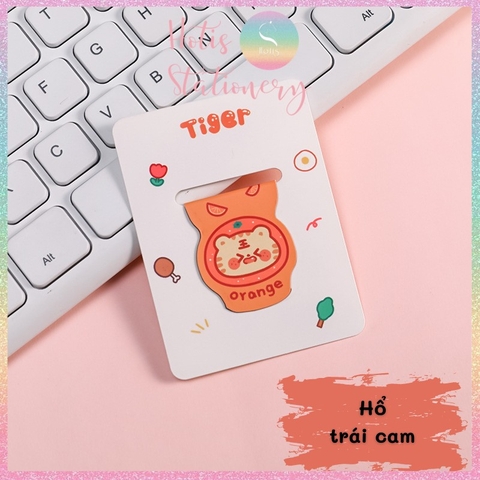 [HOTIS] Bookmark nam châm, thẻ kẹp sách hình thú dễ thương
