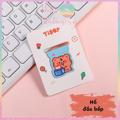 [HOTIS] Bookmark nam châm, thẻ kẹp sách hình thú dễ thương