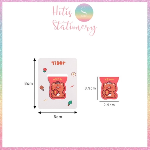 [HOTIS] Bookmark nam châm, thẻ kẹp sách hình thú dễ thương