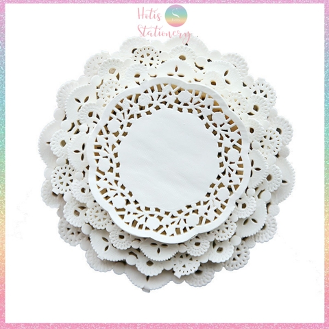 Giấy ren rỗng Hotis họa tiết hoa trang trí sổ bullet journal