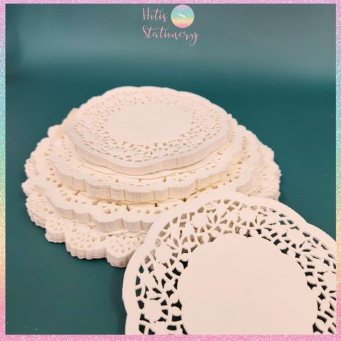 Giấy ren rỗng Hotis họa tiết hoa trang trí sổ bullet journal