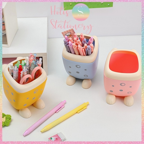 [HOTIS] Ống đựng bút Leopard da báo màu dễ thương trang trí bàn học