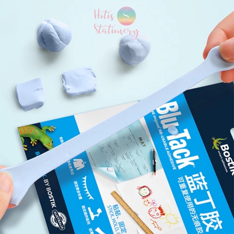 [HOTIS] Đất sét dán dính Poster Blutack Bostik 75g dính tường mà không cần khoan đục