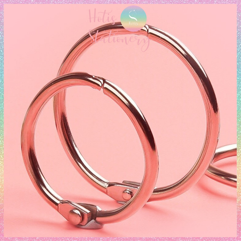 [HOTIS] 1 hộp Khoen tròn làm flashcard, đóng gáy, khoen còng inox