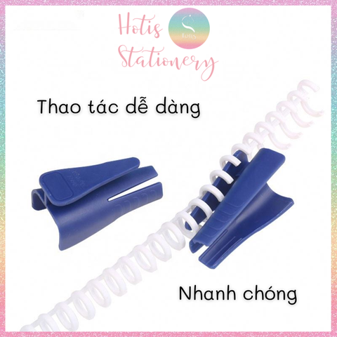 [HOTIS] Dụng cụ đóng mở còng nhựa binder sổ gáy còng nhựa thao tác nhanh chóng