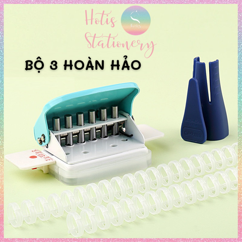 [HOTIS] Dụng cụ đóng mở còng nhựa binder sổ gáy còng nhựa thao tác nhanh chóng