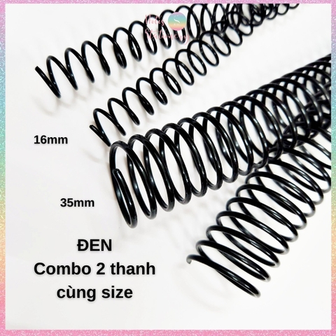 [HOTIS] Combo 2 thanh còng lò xo KW-TriO gáy lò xo 16mm, 35mm làm sổ còng A5, B5, A4