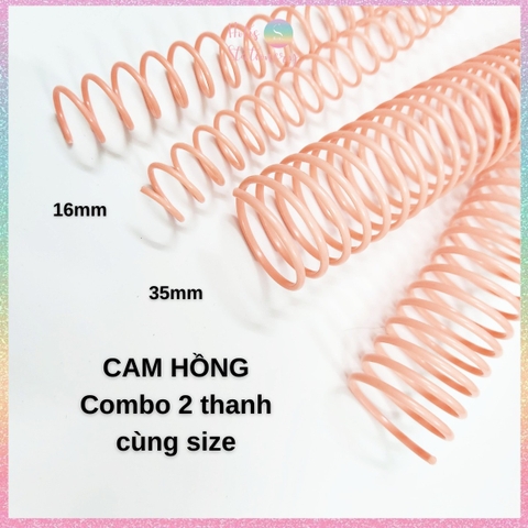 [HOTIS] Combo 2 thanh còng lò xo KW-TriO gáy lò xo 16mm, 35mm làm sổ còng A5, B5, A4