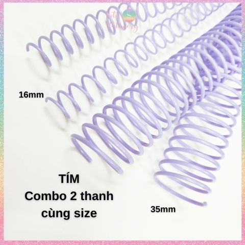 [HOTIS] Combo 2 thanh còng lò xo KW-TriO gáy lò xo 16mm, 35mm làm sổ còng A5, B5, A4