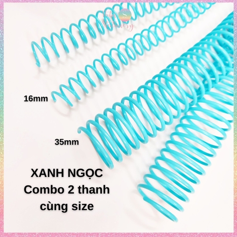 [HOTIS] Combo 2 thanh còng lò xo KW-TriO gáy lò xo 16mm, 35mm làm sổ còng A5, B5, A4