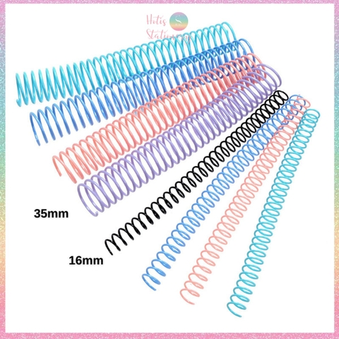 [HOTIS] Combo 2 thanh còng lò xo KW-TriO gáy lò xo 16mm, 35mm làm sổ còng A5, B5, A4