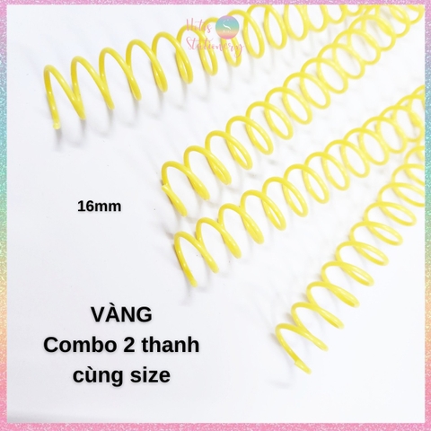 [HOTIS] Combo 2 thanh còng lò xo KW-TriO gáy lò xo 16mm, 35mm làm sổ còng A5, B5, A4