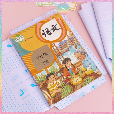 [HOTIS] Set 5 tờ decal bọc sách vở trong suốt - Kèm 12 sticker nhãn vở