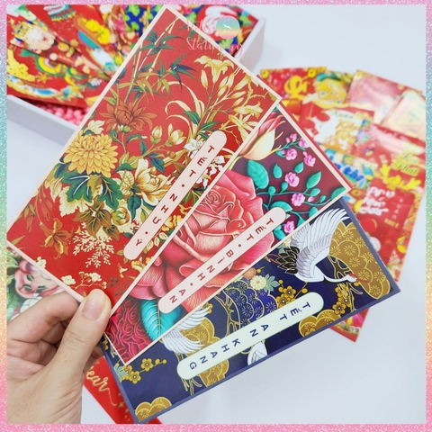 [HOTIS] [Mix mẫu] Set 10 Bao lì xì Rồng Giáp Thìn 2024