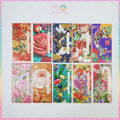 [HOTIS] [Mix mẫu] Set 10 Bao lì xì Rồng Giáp Thìn 2024