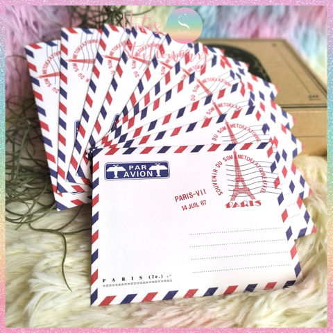 [HOTIS] Set 10 bìa thư mini giấy kraft phong cách cổ điển châu Âu