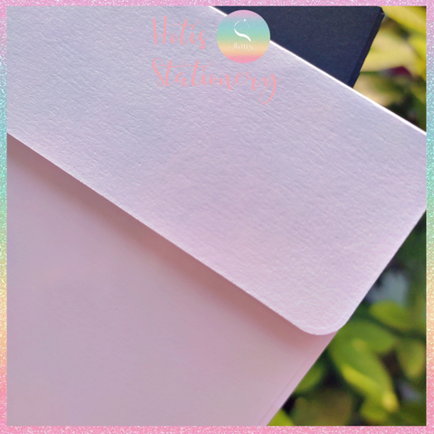 [HOTIS] Set 10 Bìa thư trơn 14 màu hình vuông nắp bằng 110gsm - 10x10cm