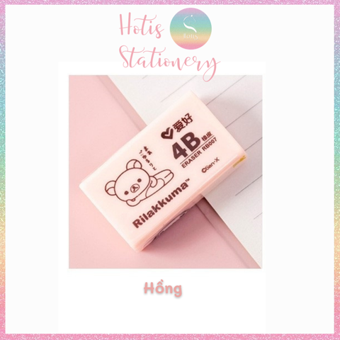 [HOTIS] Gôm tẩy chì 4B in hình gấu xinh xắn
