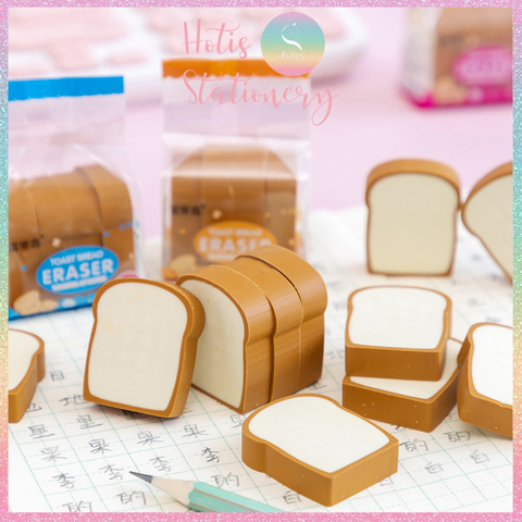 [HOTIS] Gôm tẩy chì hình dồ ăn siêu cute bánh mì sandwich Toast Bread, khoai tay chiên French Fries