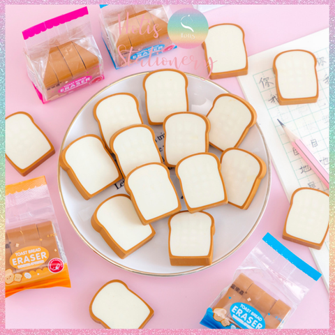 [HOTIS] Gôm tẩy chì hình dồ ăn siêu cute bánh mì sandwich Toast Bread, khoai tay chiên French Fries