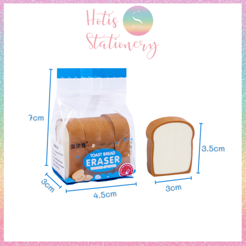 [HOTIS] Gôm tẩy chì hình dồ ăn siêu cute bánh mì sandwich Toast Bread, khoai tay chiên French Fries