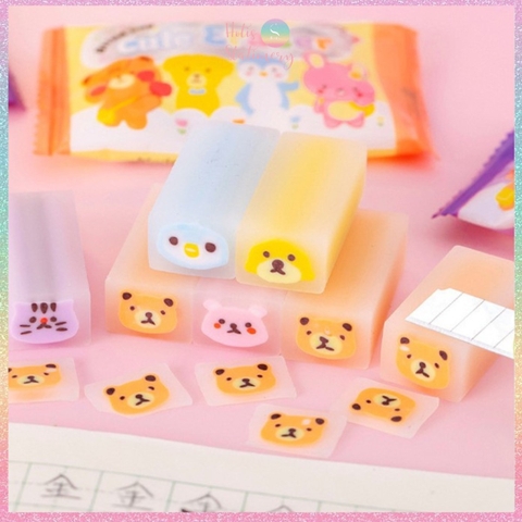 [HOTIS] Túi mù test nhân phẩm Blind Bag Gôm tẩy hình thú ngộ nghĩnh đáng yêu