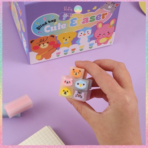 [HOTIS] Túi mù test nhân phẩm Blind Bag Gôm tẩy hình thú ngộ nghĩnh đáng yêu