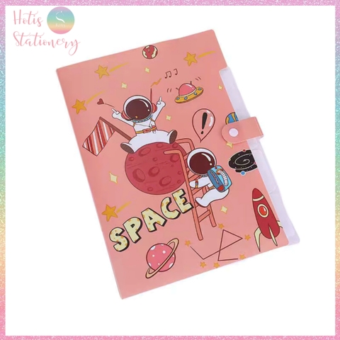 [HOTIS] 18 màu - File đựng tài liệu A4 - 5 ngăn phân trang - File lưu trữ tài liệu, giấy tờ, hồ sơ