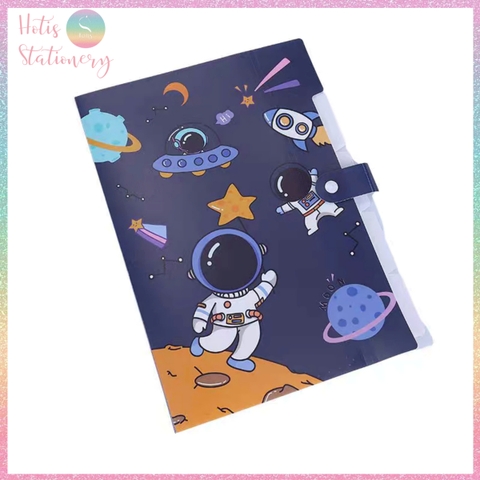 [HOTIS] 18 màu - File đựng tài liệu A4 - 5 ngăn phân trang - File lưu trữ tài liệu, giấy tờ, hồ sơ