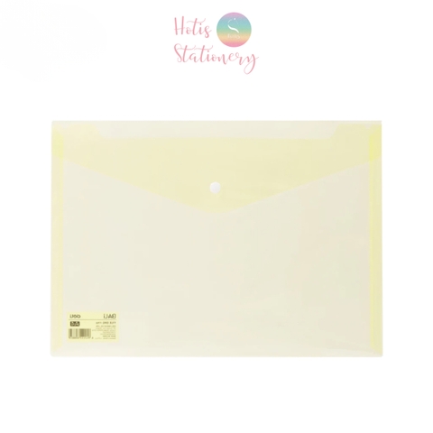 [HOTIS] Túi đựng tài liệu A4 Deli Clear Bag – Bìa đựng hồ sơ trong suốt, chống thấm nước, nhiều màu sắc