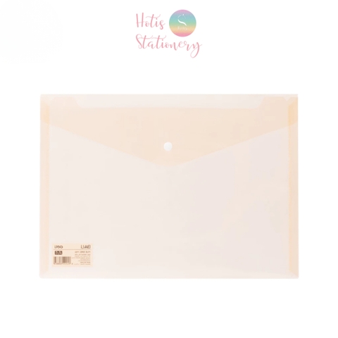 [HOTIS] Combo 3 túi đựng tài liệu A4 Deli Clear Bag – Bìa đựng hồ sơ trong suốt, chống thấm nước, nhiều màu sắc