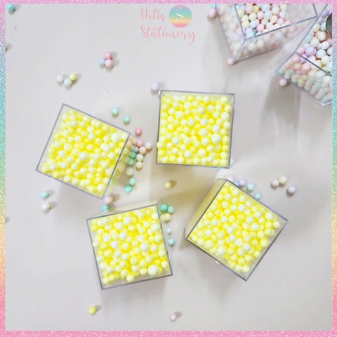 [HOTIS] Hạt xốp màu macaron trang trí hộp quà tặng, xốp lót hộp, xốp phủ bóc quà