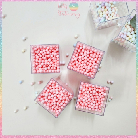 [HOTIS] Hạt xốp màu macaron trang trí hộp quà tặng, xốp lót hộp, xốp phủ bóc quà