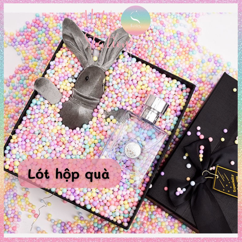 [HOTIS] Hạt xốp màu macaron trang trí hộp quà tặng, xốp lót hộp, xốp phủ bóc quà