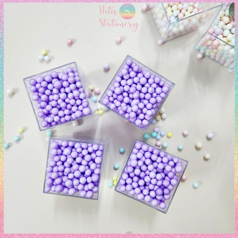 [HOTIS] Hạt xốp màu macaron trang trí hộp quà tặng, xốp lót hộp, xốp phủ bóc quà