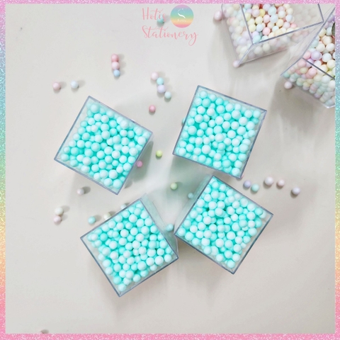[HOTIS] Hạt xốp màu macaron trang trí hộp quà tặng, xốp lót hộp, xốp phủ bóc quà
