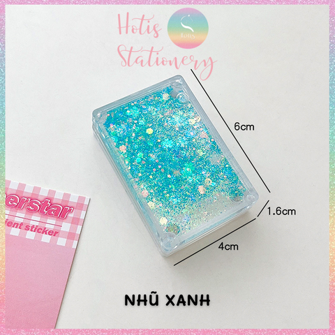 [HOTIS] Khung acrylic mini hoạt hình trong suốt khóa nam châm đựng ảnh thẻ để bàn