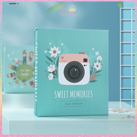 [HOTIS] Album đựng 200 ảnh 12x16cm có kèm hộp đựng cao cấp - KT 22x25.5x5.5cm