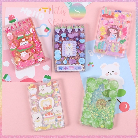 [HOTIS] Khung kim tuyến cát chảy DIY để bàn hoặc móc chìa khóa, balo xinh xắn