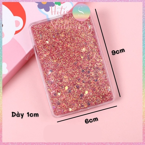 [HOTIS] Khung kim tuyến cát chảy DIY để bàn hoặc móc chìa khóa, balo xinh xắn