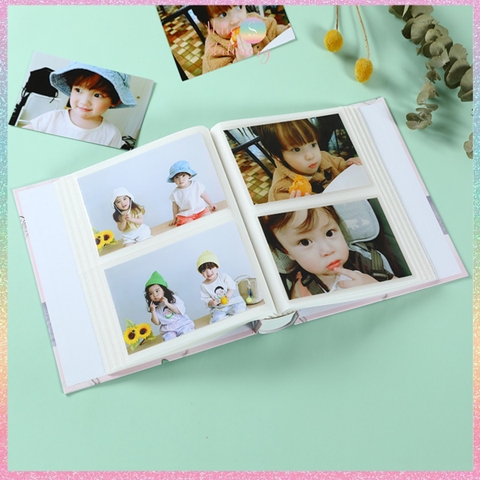 [HOTIS] Album đựng 200 ảnh 12x16cm có kèm hộp đựng cao cấp - KT 22x25.5x5.5cm
