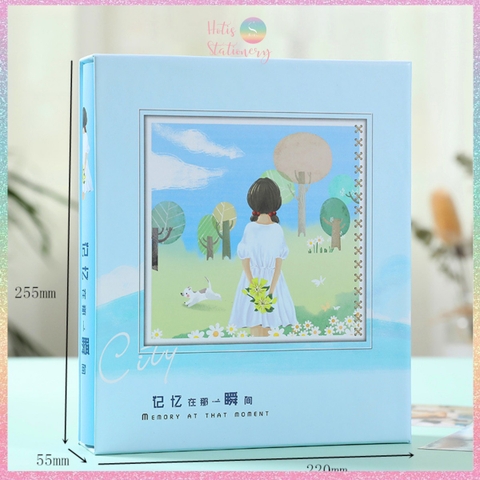 [HOTIS] Album đựng 200 ảnh 12x16cm có kèm hộp đựng cao cấp - KT 22x25.5x5.5cm